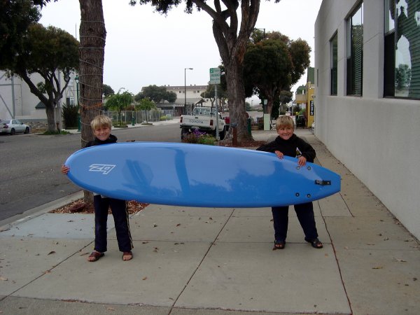 Boyz and their new board
